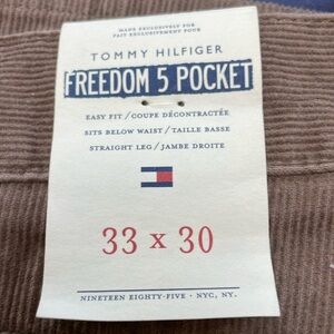 Tommy Hilfiger Corderoy Pants size 33x30. NWT